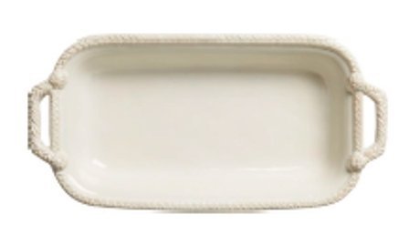 Juliska Le Panier Whitewash 13" Shallow Baker (1.5 Quart)
