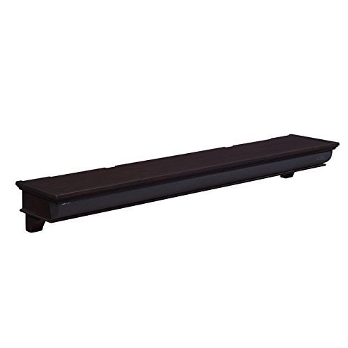 Bell'O Digital BDS4012-60-E474 60" Sound Bar Speaker Shelf, Dark Espresso