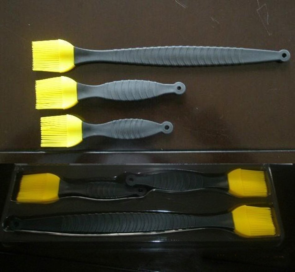 Ecoss Silicone Basting & Pastry Brush&nbsp;Good Grip and Durable Cooking Gadget - Set of 3