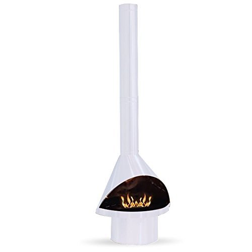 MALM Ventless Fireplace with Aquafire Burner - Amazing Realistic Flameless Technology - Cleaner Burning - Powder... N6