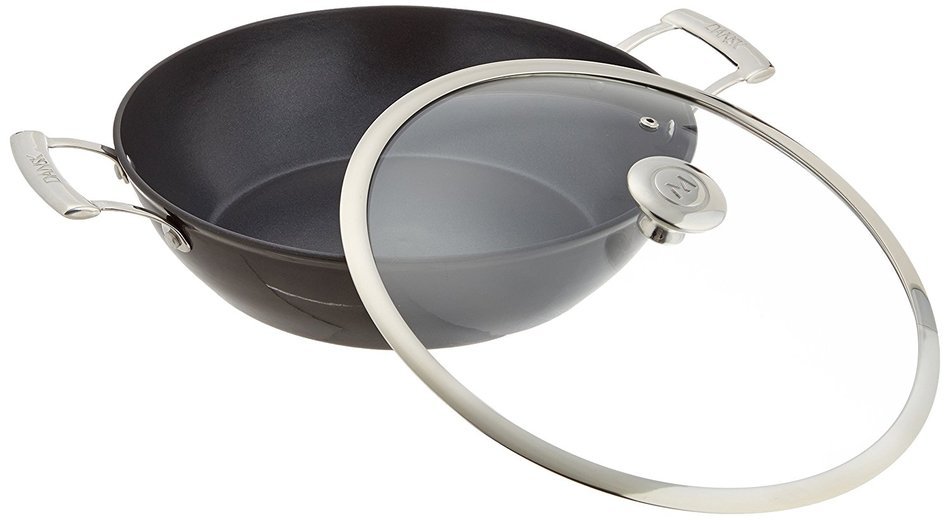 Mario Batali by Dansk Light Enameled Cast Iron Round Casserole, 4-Quart, Black N7