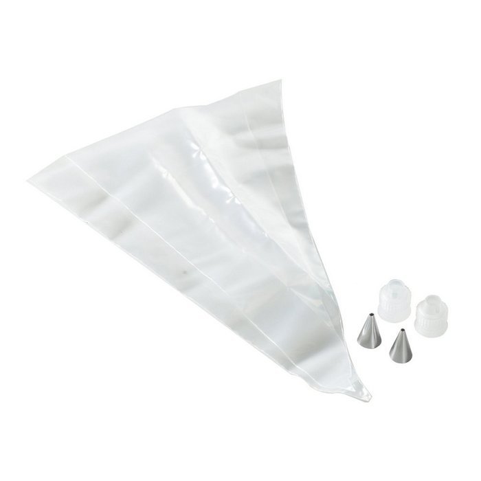 Lily's Gift Pastry Icing Piping Bag Nozzle Tips Fondant Cake Sugar Craft Decor Pen Set N4