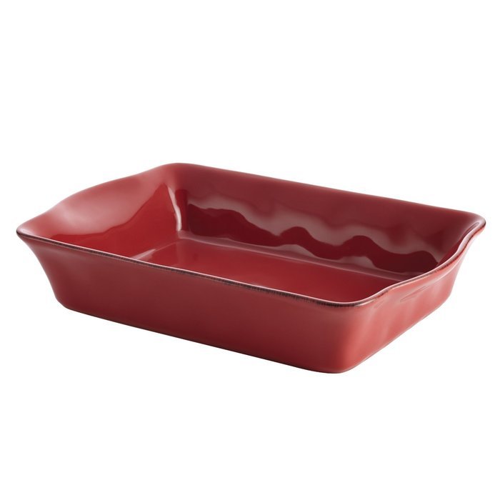 Rachael Ray Cucina Stoneware 9-Inch x 13-Inch Rectangular Baker, Agave Blue N8