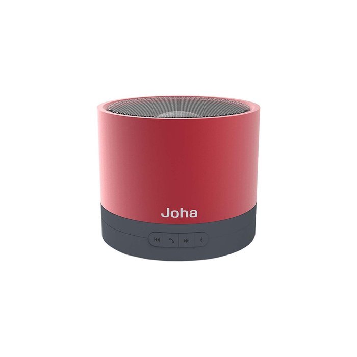 Joha - Bluetooth v2.1 Bass Speaker with Microphone - Silver - JBS601 N4