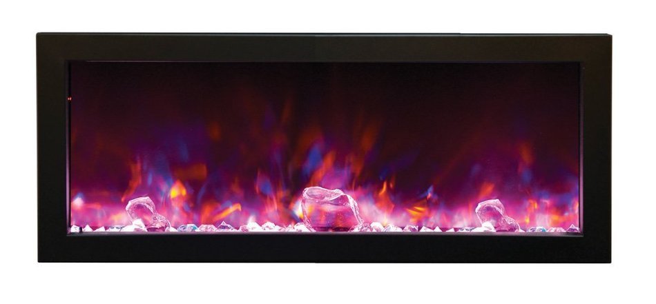 Amantii BI-40-SLIM - 40" wide x 6 3/4" deep Electric Fireplace N2