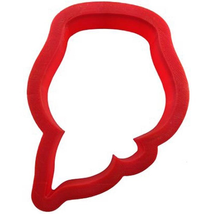 Red Rose Plastic Cookie Cutter 3.5" Cc112 N2