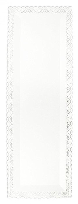 ScrapCooking 5227 Rectangular Cake Plate, White