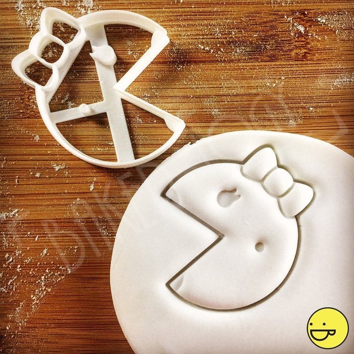 Ms. Pac-Man cookie cutter