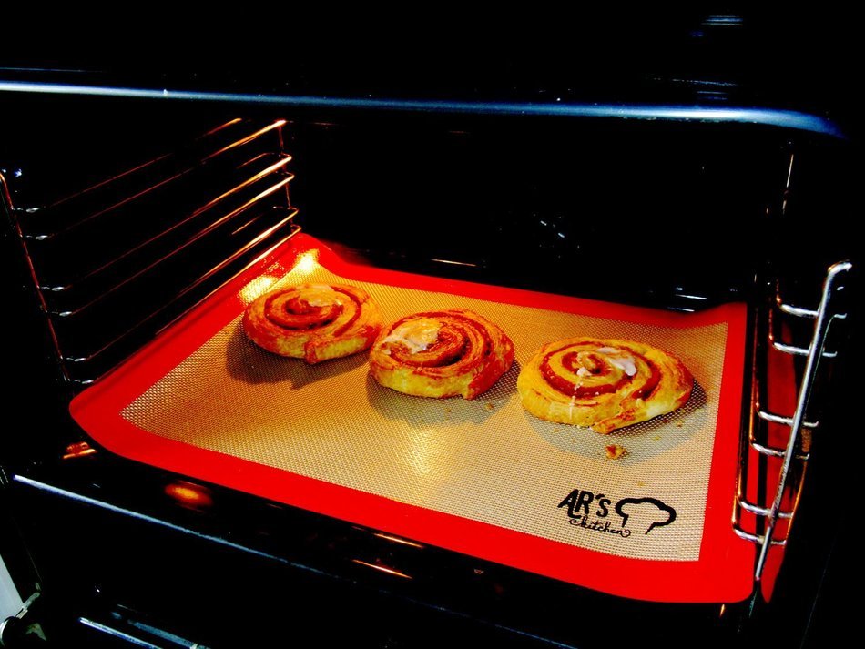 AR's Kitchen Silicone Baking Mat - Set of 2 (NEW DESIGN) - Premium Grade - Non Stick - Best Professional Baking... N6