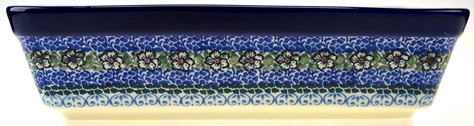 Ceramika Artystyczna Polish Hand Painted Medium Baking Dish 11.25" x 9" x 2.5" N2
