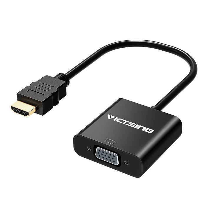 VicTsing 1080P HDMI Male to VGA Female Video Converter Adapter Cable For PC Laptop HDTV Projectors and other HDMI...
