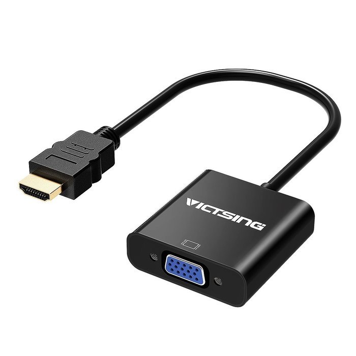 VicTsing 1080P HDMI Male to VGA Female Video Converter Adapter Cable For PC Laptop HDTV Projectors and other HDMI... N7
