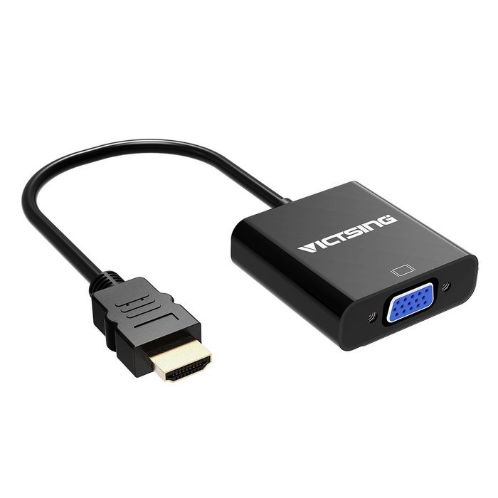 VicTsing 1080P HDMI Male to VGA Female Video Converter Adapter Cable For PC Laptop HDTV Projectors and other HDMI... N11