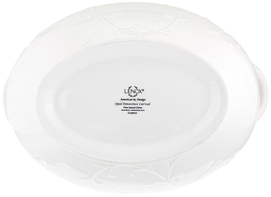 Lenox Opal Innocence Carved 13-Inch Rectangular Baker N6