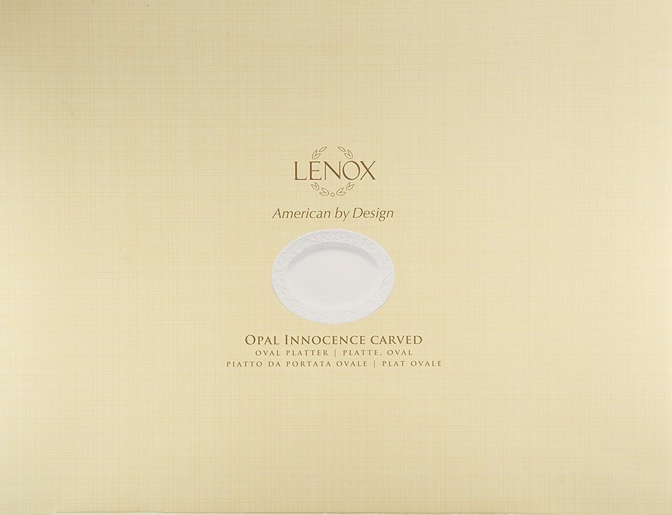 Lenox Opal Innocence Carved 13-Inch Rectangular Baker N8