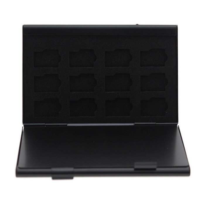 HuaYang 24 in 1 Aluminum Memory TF Micro SD Game Card Storage Case Box Protector Holder N4