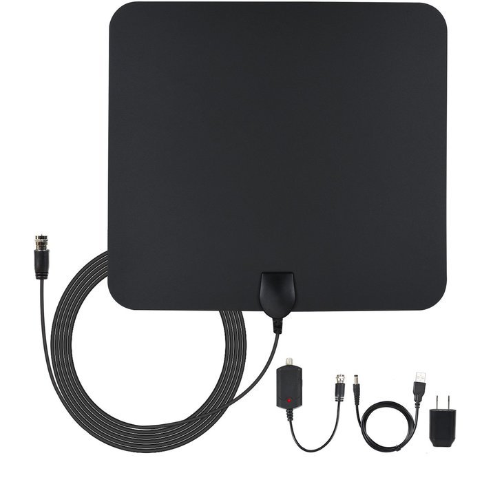 1PLUS TV Antenna 50 Miles Range Amplified Digtial TV Antenna with ...