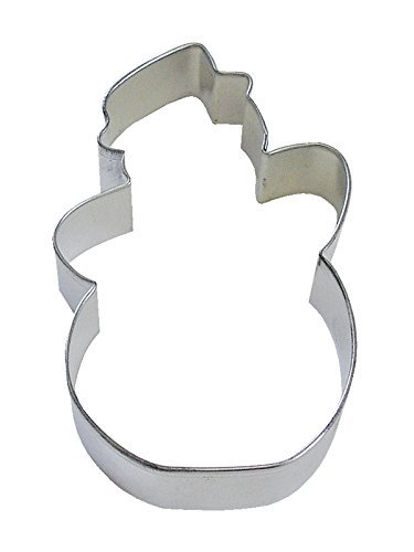 R&M Snowman 5" Cookie Cutter in Durable, Economical, Tinplated Steel