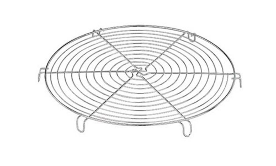 Paderno World Cuisine 8 5/8 Inch Chromed Round Cooling Rack