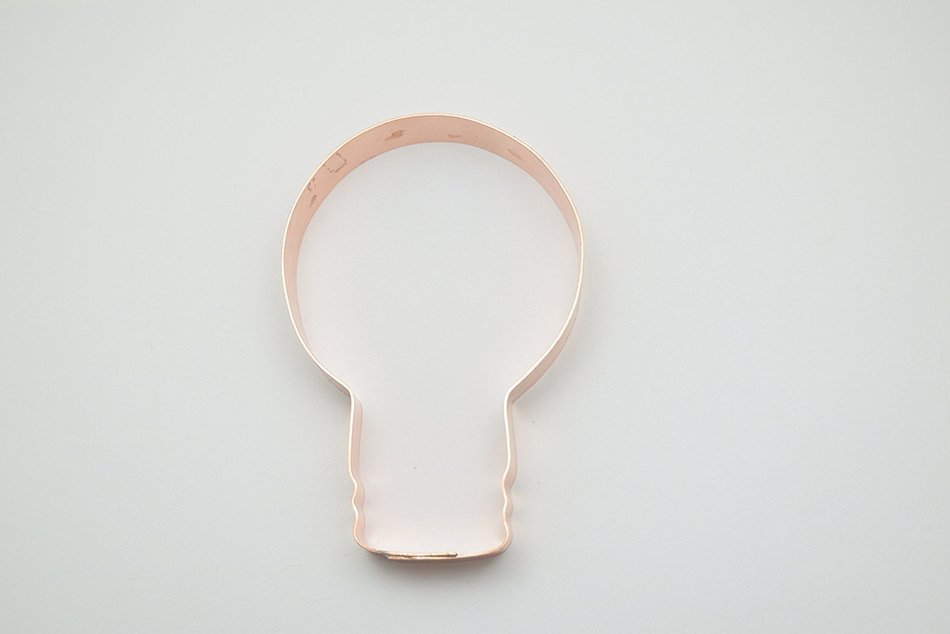 Bright Idea Light Bulb Cookie Cutter N4