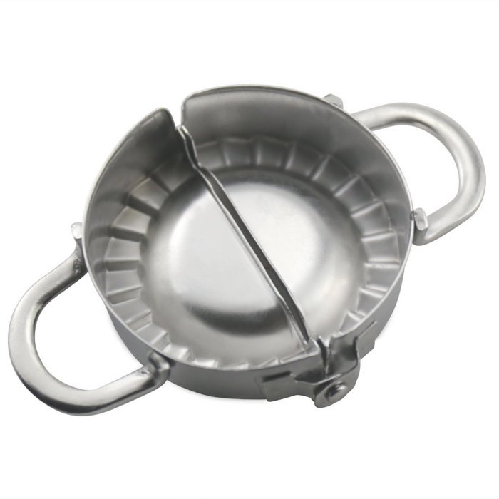 Dumpling Maker, Newness Stainless Steel Dumpling Maker and Dough Press for Home Kitchen, Stainless Steel Dumpling... N4