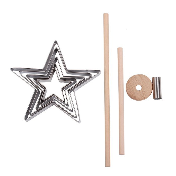 Asunflower 3Pcs Stainless Cookie Biscuit Fruit Cutter Gingerbread Boy Man Shape Mold DIY Baking Tools N23