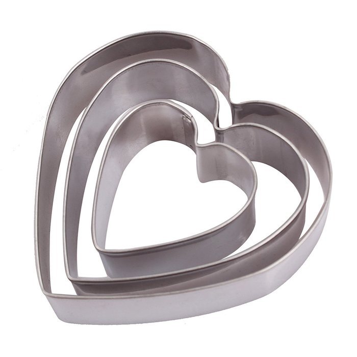 Asunflower 3Pcs Stainless Cookie Biscuit Fruit Cutter Gingerbread Boy Man Shape Mold DIY Baking Tools N32