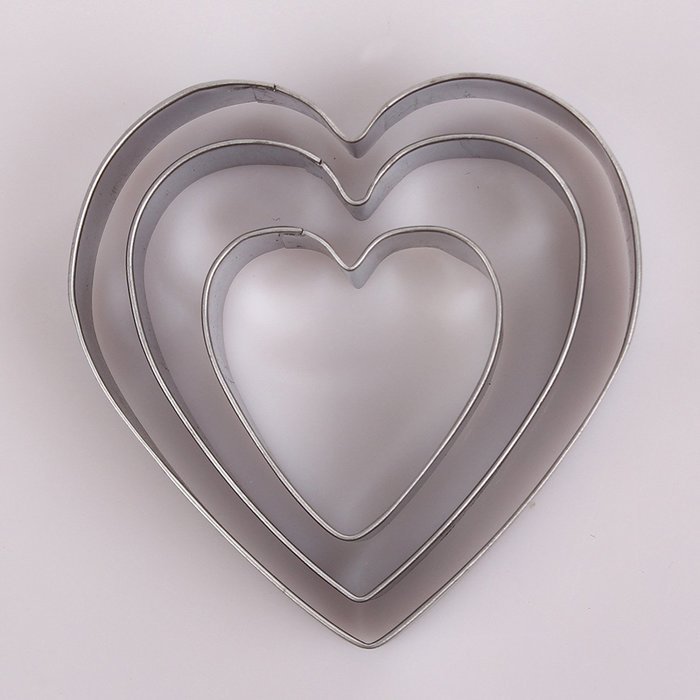 Asunflower 3Pcs Stainless Cookie Biscuit Fruit Cutter Gingerbread Boy Man Shape Mold DIY Baking Tools N34