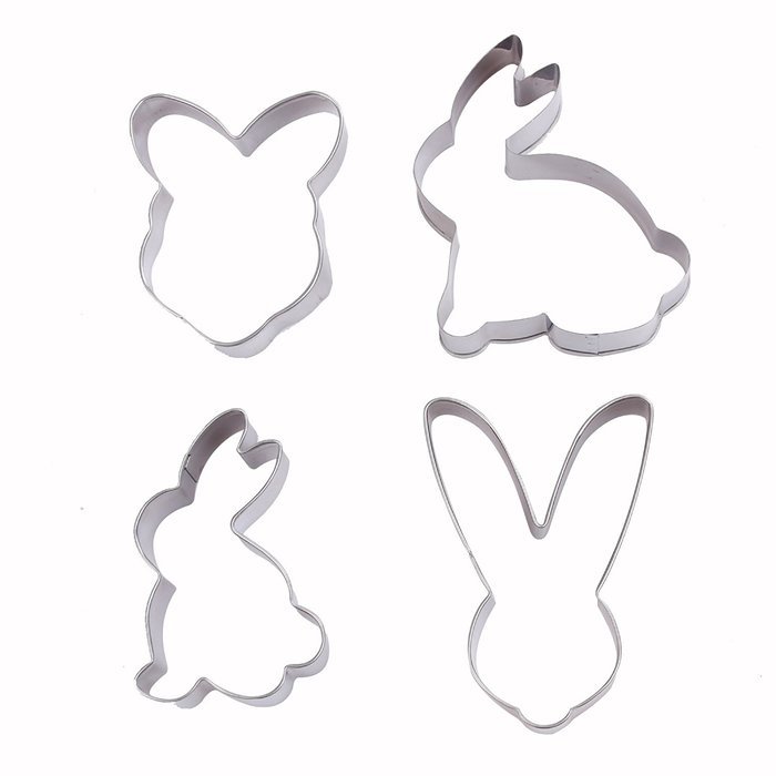 Asunflower 3Pcs Stainless Cookie Biscuit Fruit Cutter Gingerbread Boy Man Shape Mold DIY Baking Tools N51