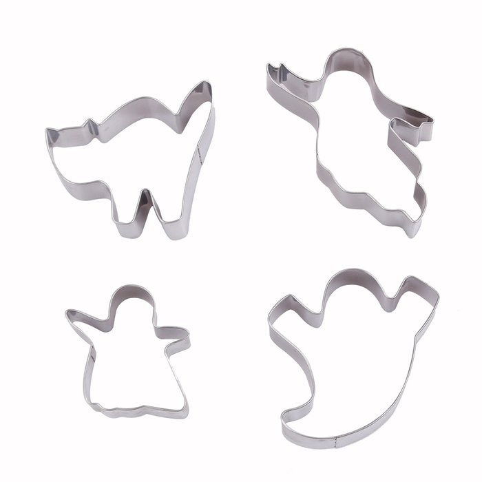 Asunflower 3Pcs Stainless Cookie Biscuit Fruit Cutter Gingerbread Boy Man Shape Mold DIY Baking Tools N55