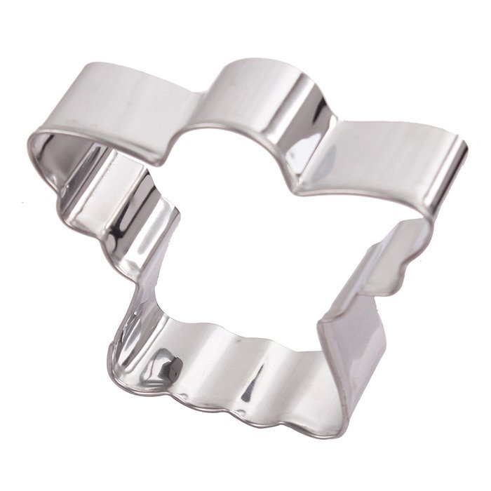 Asunflower 3Pcs Stainless Cookie Biscuit Fruit Cutter Gingerbread Boy Man Shape Mold DIY Baking Tools N80
