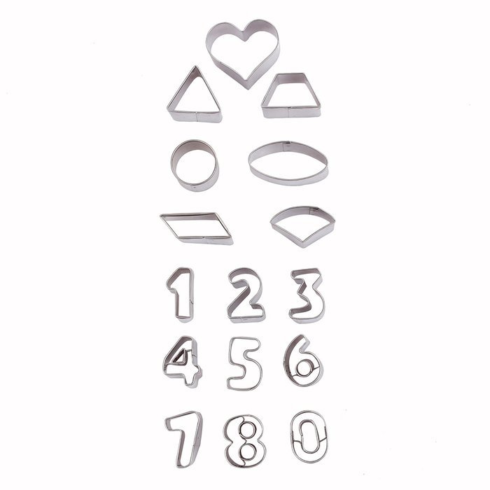 Asunflower 3Pcs Stainless Cookie Biscuit Fruit Cutter Gingerbread Boy Man Shape Mold DIY Baking Tools N82