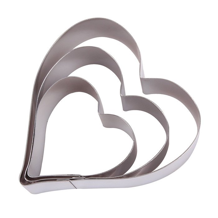 Asunflower 3Pcs Stainless Cookie Biscuit Fruit Cutter Gingerbread Boy Man Shape Mold DIY Baking Tools N89