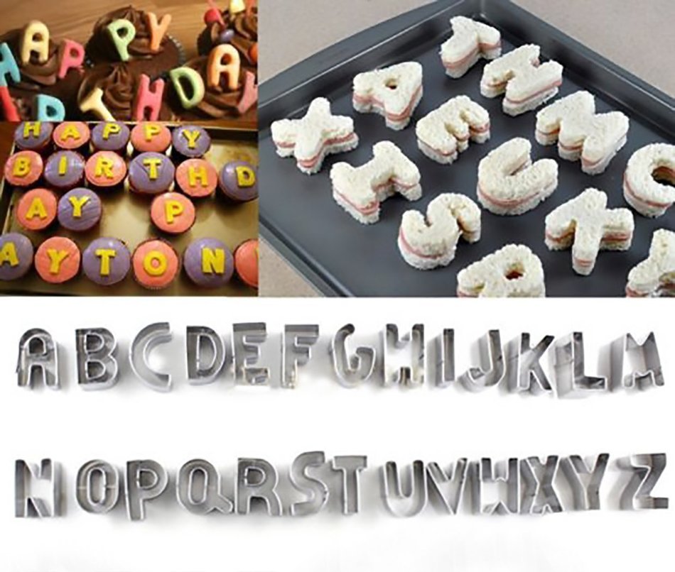 Asunflower 3Pcs Stainless Cookie Biscuit Fruit Cutter Gingerbread Boy Man Shape Mold DIY Baking Tools N128