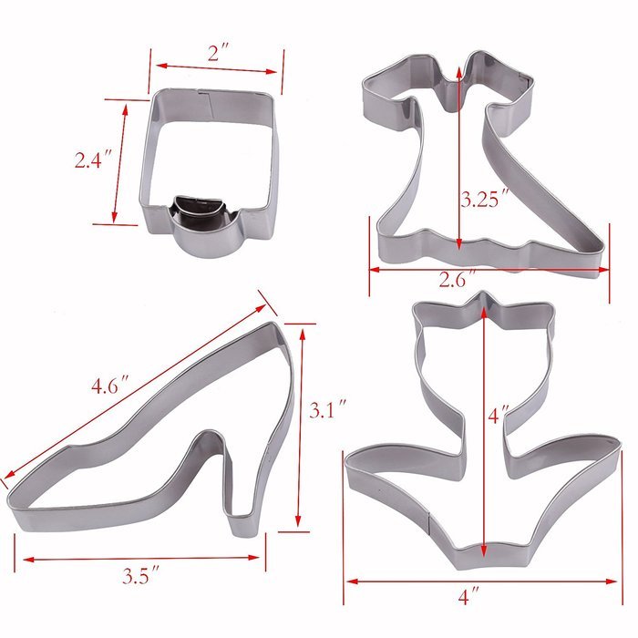 Asunflower 3Pcs Stainless Cookie Biscuit Fruit Cutter Gingerbread Boy Man Shape Mold DIY Baking Tools N133