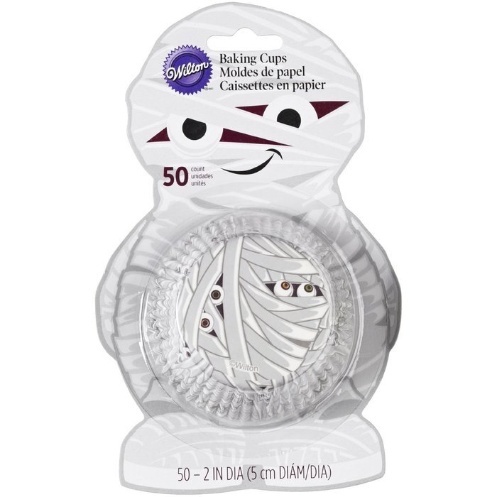 Wilton Standard Baking Cups, Mummy, 50-Pack