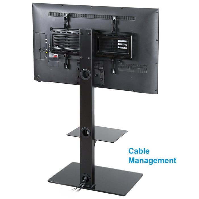 Fitueyes TT207001MB Swivel TV Stand and Mount for 32-65 Inch N5