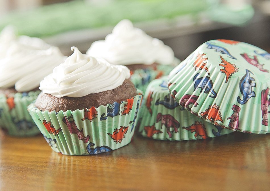 Fox Run Dinosaur Standard Bake Cups, 50 Cups