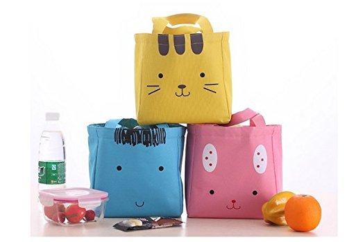 Maggie's Gift Cute Lunch Bag Tote Insulated Carry Bento Box for Travel and Picnic N4