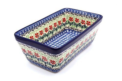Polish Pottery Baker - Loaf Dish - Maraschino