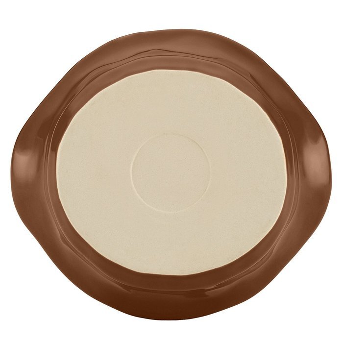 Rachael Ray Cucina Stoneware 1-1/2-Quart Round Baker, Cranberry Red N6