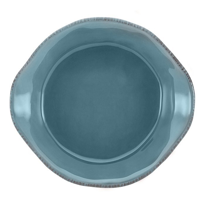 Rachael Ray Cucina Stoneware 1-1/2-Quart Round Baker, Cranberry Red N8