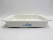 Corning Ware Blue Cornflower Vintage Square Casserole P-322