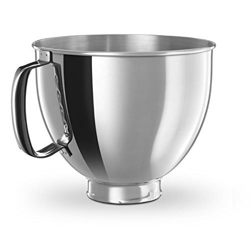 KitchenAid K5THSBP Artisan 5-Quart Stainless Bowl with Comfort Handle Hand/Stand