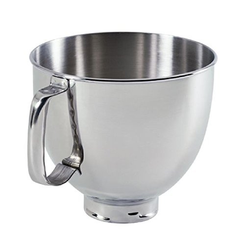 KitchenAid K5THSBP Artisan 5-Quart Stainless Bowl with Comfort Handle Hand/Stand N2