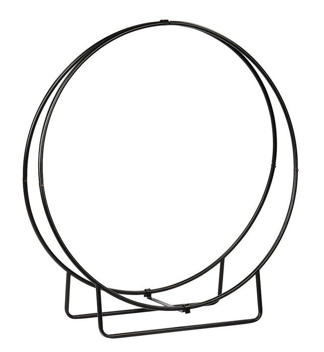 Minuteman International HOOP-48KD Wrought Iron Wood Hoop, 48-Inch H
