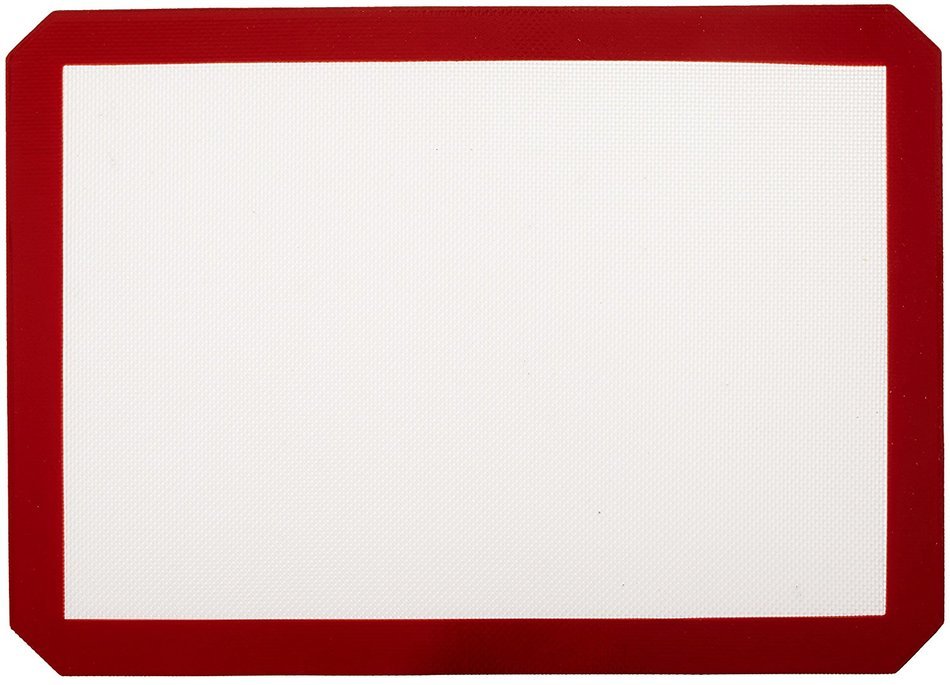 New Star Foodservice 36626 Commercial Grade Silicone Baking Mat with Non-Stick Pan Liner, Half Size, 11" x 17...