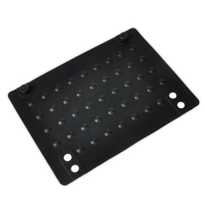 Black 8.5x6.3" Flat Iron Travel Case Heat Resistant Silicone Mat for Straightener/Curling Iron