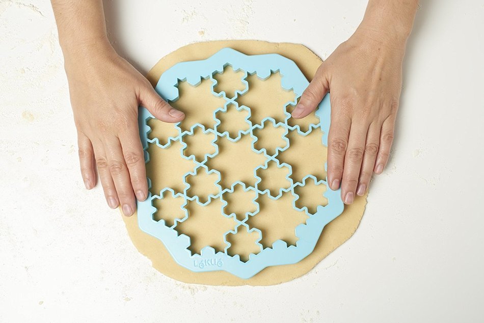Lekue Snowflake Cookie Cutter, Blue N2