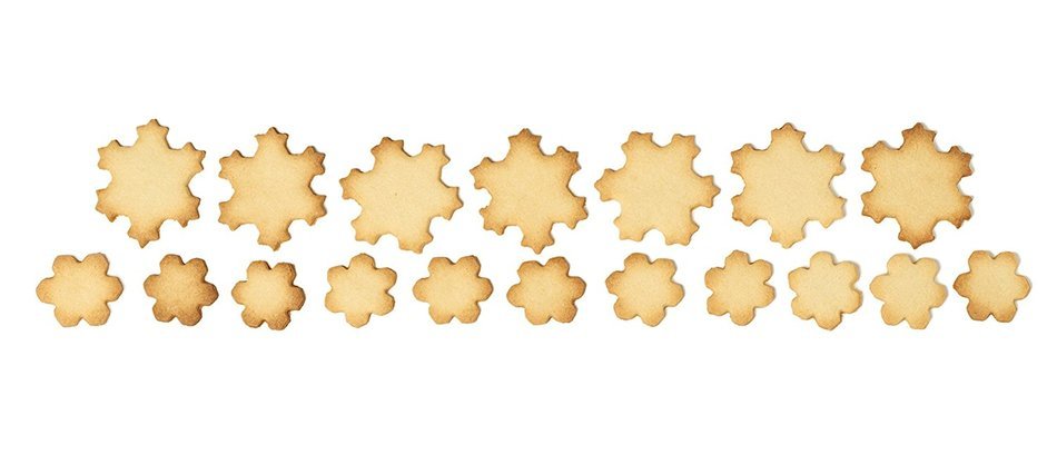 Lekue Snowflake Cookie Cutter, Blue N4